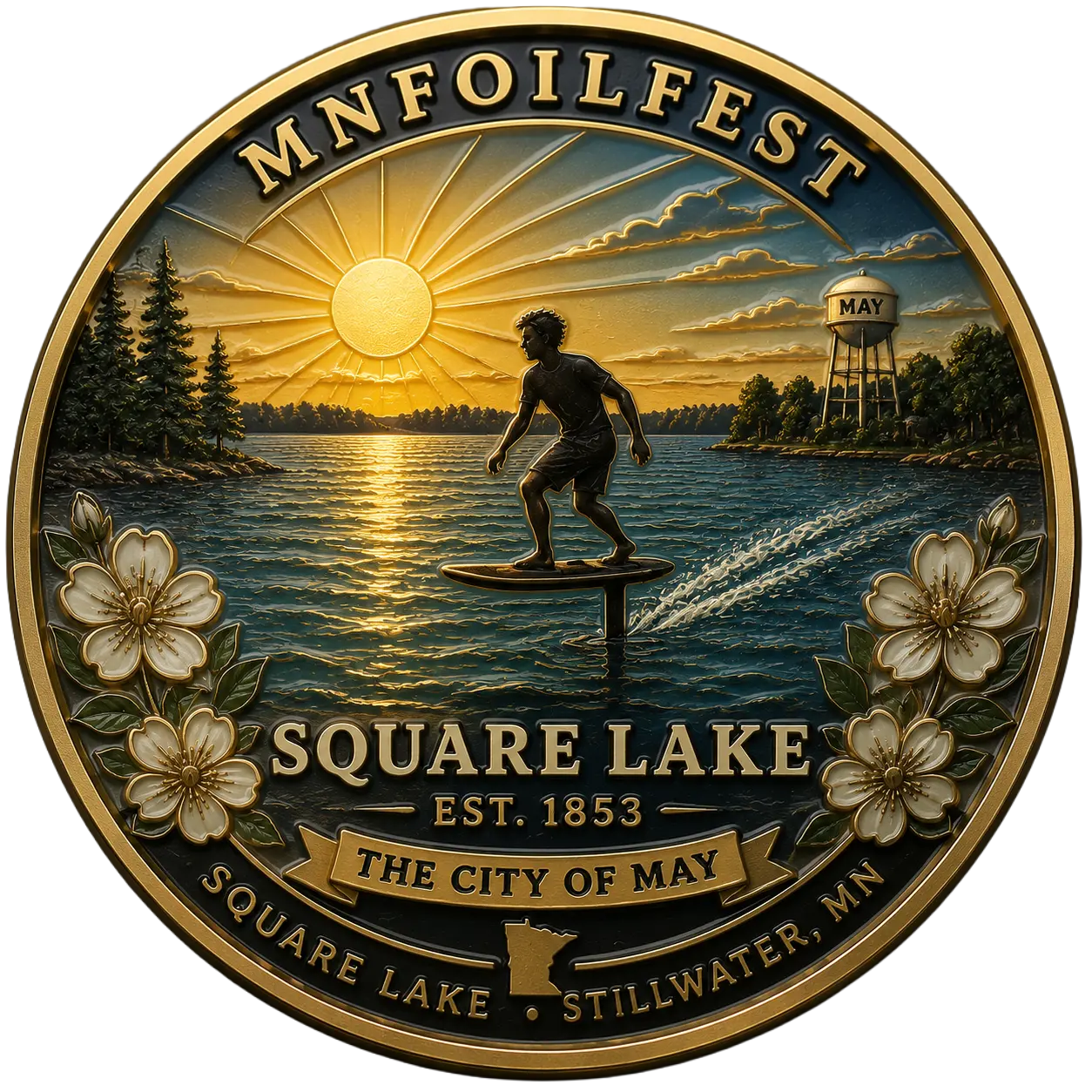 Square Lake commemorative coin